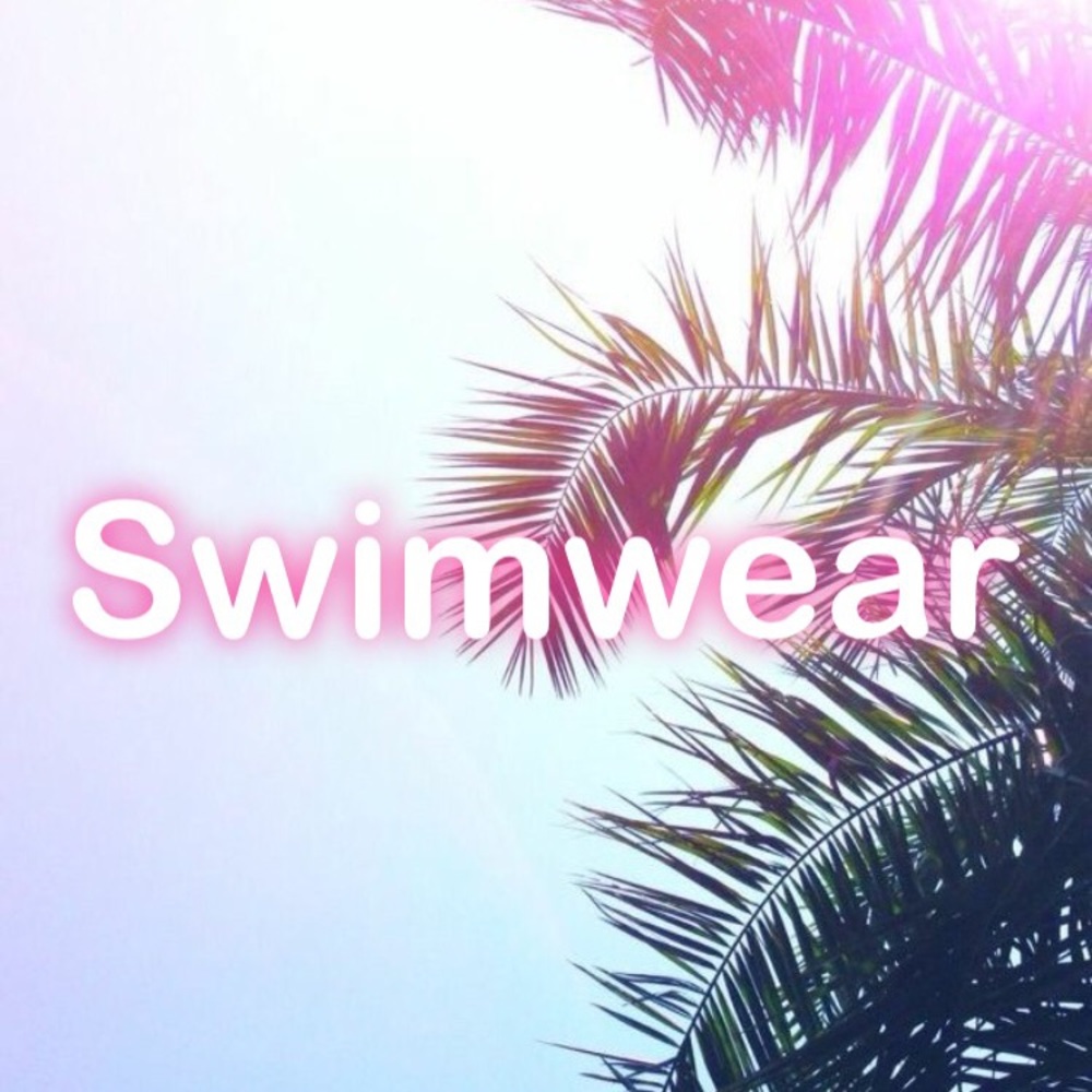Swimwear section of my closet!